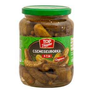 TOP VEGGIES csemegeuborka 4-7cm 670/370g