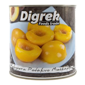 DIGREK őszibarackbefőtt felezett 3050g