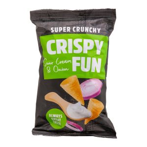 CRISPY FUN búzasnack hagymástejföl 50g