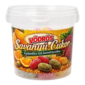 Vödrös savanyúcukor gyümölcsízű 300g