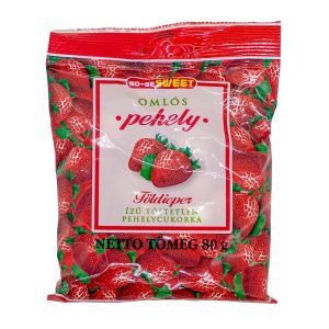 Pehelycukor töltetlen eper ízű 80g
