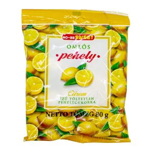 Pehelycukor töltetlen citrom ízű 80g