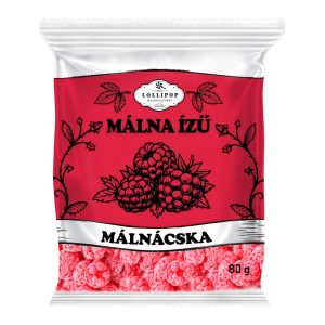 Málnácska töltetlen keménycukor 80g